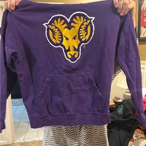 Purple Hoodie with Ram Logo
